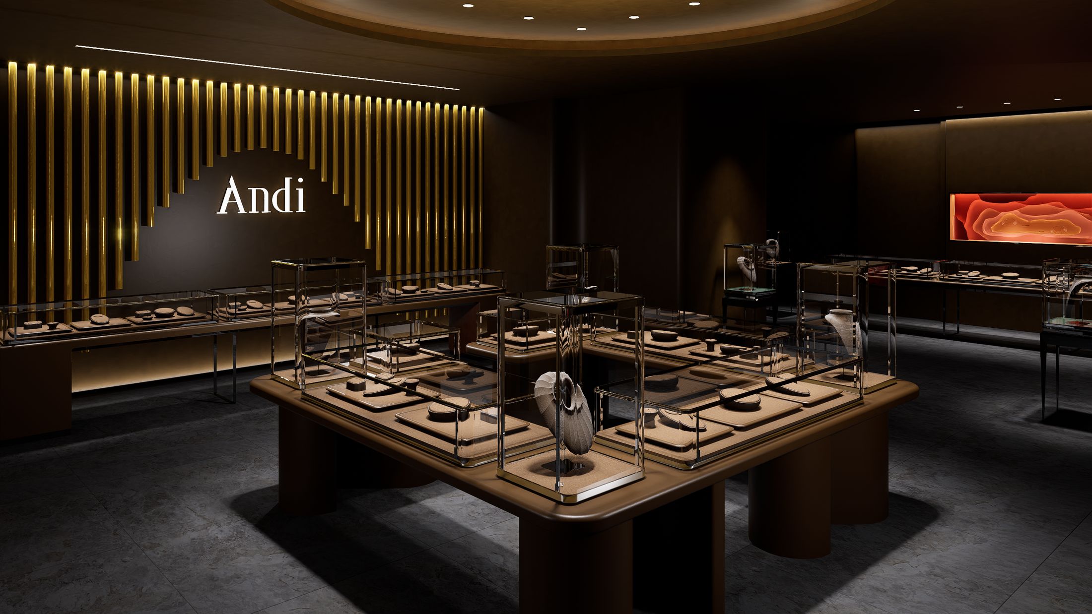 Andi系列珠宝展示道具2